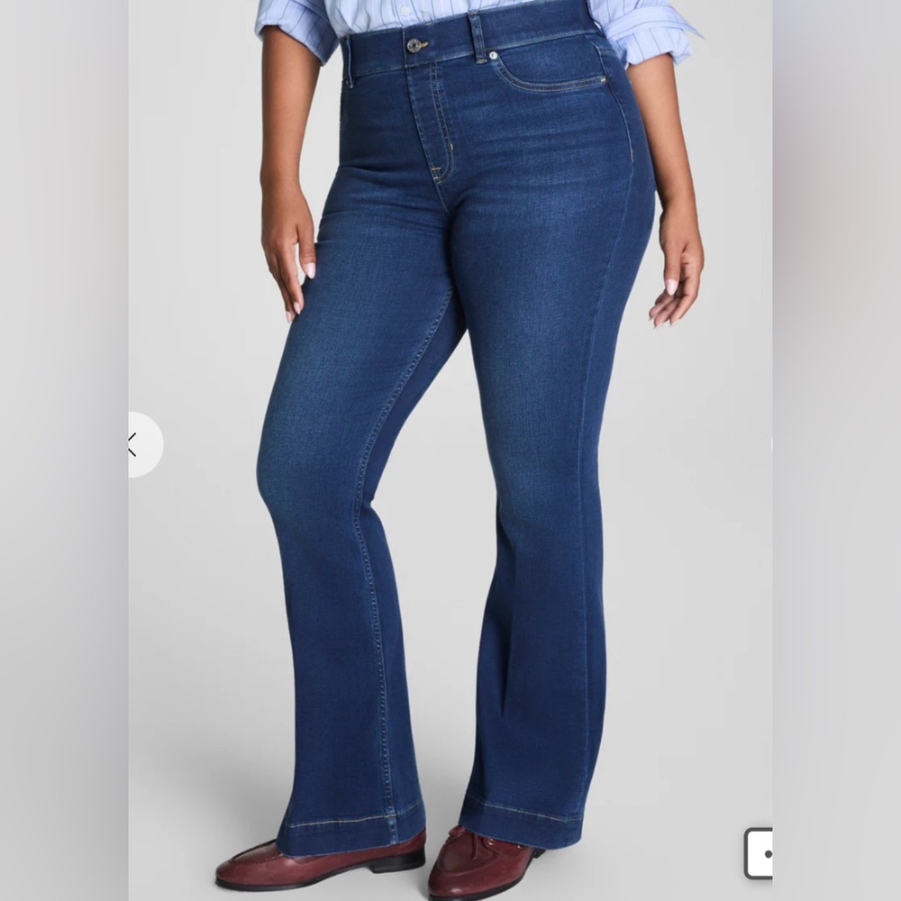 SPANX Dark Blue Flare Women's Jeans